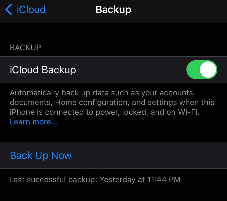 iPhone Backup