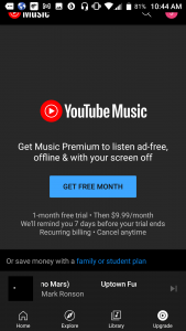 youtube music premium